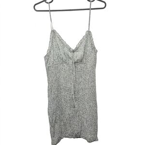 Storia Floral Smocked Sleeveless Bodycon Mini Dress